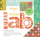 Print and Stamp Lab Kit : A Creative Art Kit, Includes instruction and tools for making your own awesome stamps and printed art Burst: featuring a 32-page book with instruction and ideas - Book