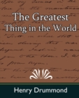 The Greatest Thing in the World - Book