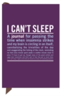Knock Knock I Can`t Sleep Mini Inner Truth Journal - Book