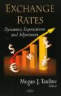 Exchange Rates : Dynamics, Expectations & Adjustment - Book
