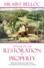 An Essay on the Restoration of Property - Book
