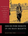Issues for Debate in Human Rights : Selections from CQ Researcher - Book