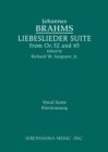 Liebeslieder Suite from Opp.52 and 65 : Vocal score - Book