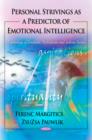 Personal Strivings as a Predictor of Emotional Intelligence - Book