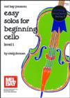 Easy Solos for Beginning Cello Level 1 - eBook