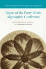 Papers of the Forty-Ninth Algonquian Conference - Book
