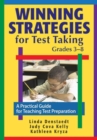 Winning Strategies for Test Taking, Grades 3-8 : A Practical Guide for Teaching Test Preparation - Book