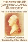 The Memoirs of Jacques Casanova de Seingalt Vol. 4 Adventures in the South - Book