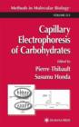 Capillary Electrophoresis of Carbohydrates - Book