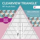 Clearview Triangle (TM) 60 Degrees Acrylic Ruler 8" - Book
