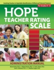 HOPE Teacher Rating Scale : Involving Teachers in Equitable Identification of Gifted and Talented Students in K-12: Manual - Book
