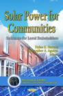 Solar Power for Communities : Guidance for Local Stakeholders - Book