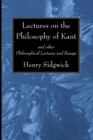 Lectures on the Philosophy of Kant - Book