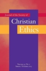 Journal of the Society of Christian Ethics : Spring/Summer 2015, Volume 35, No. 1 - Book