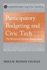 Participatory Budgeting and Civic Tech : The Revival of Citizen Engagement - Book