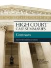 High Court Case Summaries on Contracts, Keyed to Fuller - Book
