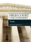 High Court Case Summaries on Torts, Keyed to Dobbs, - Book