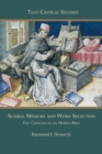 Scribal Memory and Word Selection : Text Criticism of the Hebrew Bible - Book