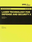 Laser Technology for Defense and Security X - Book