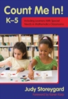 Count Me In! K-5 : Including Learners with Special Needs in Mathematics Classrooms - eBook