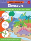 Watch Me Read and Draw: Dinosaurs : A step-by-step drawing & story book - Includes flip-out drawing pad and more than 30 stickers - Book