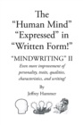 The Human Mind Expressed in Written Form - Book
