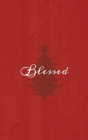 Blessed : A Red Hardcover Decorative Book for Decoration with Spine Text to Stack on Bookshelves, Decorate Coffee Tables, Christmas Decor, Holiday Decorations, Housewarming Gifts - Book