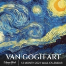 Van Gogh Art 2021 Wall Calendar : Famous Art, 8.5" x 8.5", 12 Month Calendar Planner for Home, Work, Office Gifts - Book