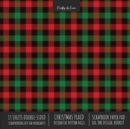 Christmas Plaid Scrapbook Paper Pad 8x8 Scrapbooking Kit for Cardmaking Gifts, DIY Crafts, Printmaking, Papercrafts, Holiday Decorative Pattern Pages - Book