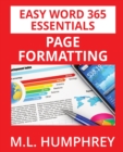 Word 365 Page Formatting - Book