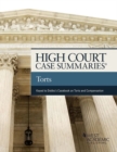 High Court Case Summaries on Torts (Keyed to Dobbs, Hayden, and Bublick) - Book