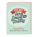 6-Pack Em & Friends You Are Very Smart and Pretty (Birthday) Sticker Cards - Book