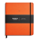Shinola Journal, HardLinen, Plain, Sunset Orange (8 x 9.25) - Book
