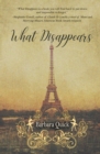 What Disappears - Book