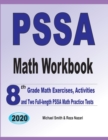PSSA Math Workbook : 8th Grade Math Exercises, Activities, and Two Full-Length PSSA Math Practice Tests - Book