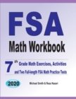 FSA Math Workbook : 7th Grade Math Exercises, Activities, and Two Full-Length FSA Math Practice Tests - Book