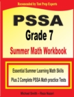 PSSA Grade 7 Summer Math Workbook : Essential Summer Learning Math Skills plus Two Complete PSSA Math Practice Tests - Book