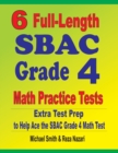 6 Full-Length SBAC Grade 4 Math Practice Tests : Extra Test Prep to Help Ace the SBAC Grade 4 Math Test - Book
