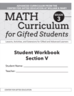 Math Curriculum for Gifted Students : Lessons, Activities, and Extensions for Gifted and Advanced Learners, Student Workbooks, Section V (Set of 5): Grade 3 - Book