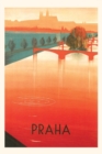 Vintage Journal Prague Travel Poster - Book