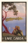 Vintage Journal Lake Gada, Italy Travel Poster - Book