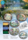 Thomas Kinkade Rock Painting - Book