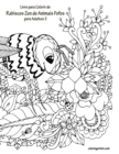Livro para Colorir de Rabiscos Zen de Animais Fofos para Adultos 2 - Book