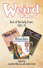 Weird Tales : Best of the Early Years 1923-25 - Book