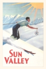 Vintage Journal Travel Poster for Sun Valley, Idaho - Book