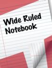 Wide Ruled Notebook - Book