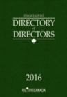 Financial Post Directory of Directors 2016 - Book