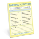 Knock Knock Parking Citation Nifty Note (Pastel Yellow) - Book
