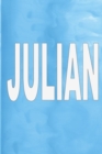 Julian : 100 Pages 6 X 9 Personalized Name on Journal Notebook - Book