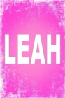 Leah : 100 Pages 6 X 9 Personalized Name on Journal Notebook - Book